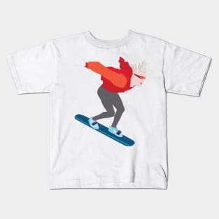 extrem snowboard Kids T-Shirt